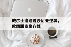 电子竞技下载app-威尔士遭遇爱沙尼亚逆袭，欧国联资格存疑